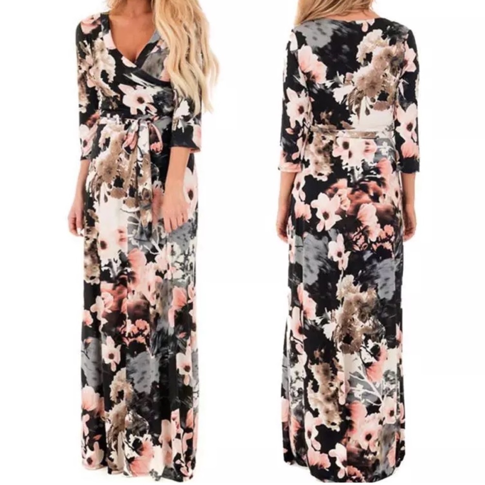 🌸Beautiful Floral Print Maxi Dress🌸